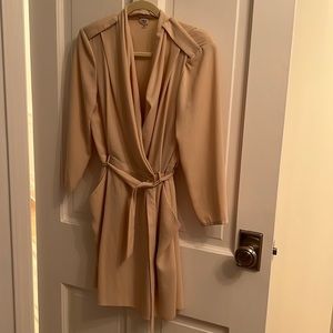 Beautiful Aritzia cream wrap dress